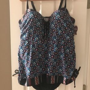 Lane Bryant Cacique one piece swimsuit